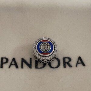 Pandora belize Flag Charm Bead